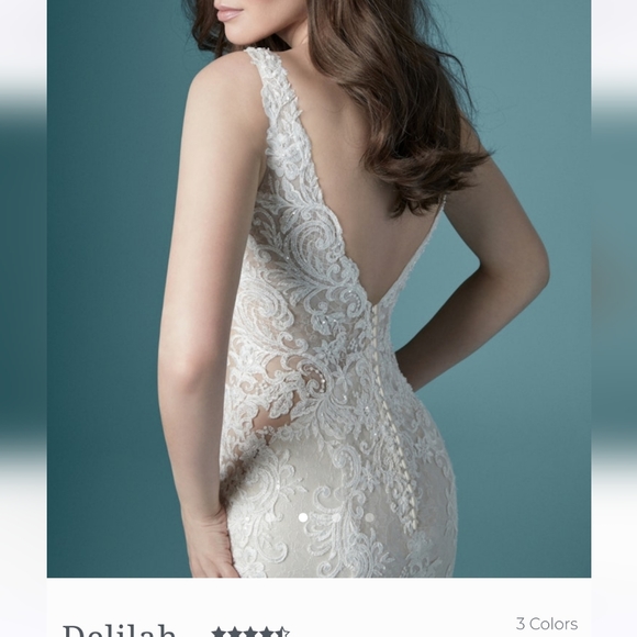 Maggie Sorterro Wedding Gown - Picture 4 of 9